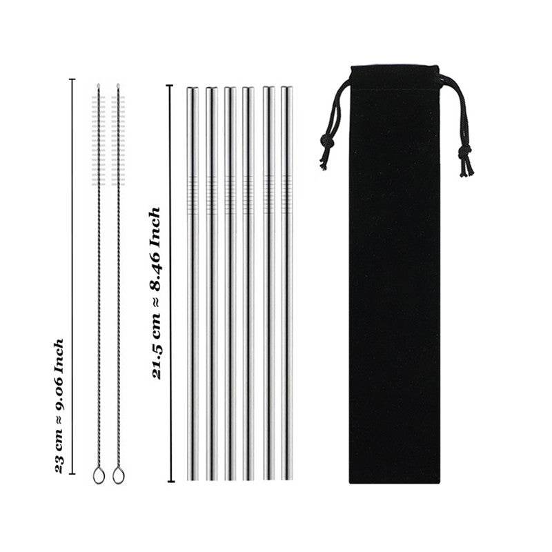 Drinking stainless steel straws - Mubimart
