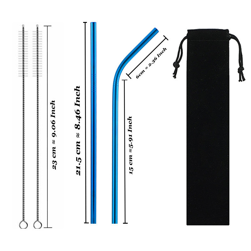 Drinking stainless steel straws - Mubimart -  