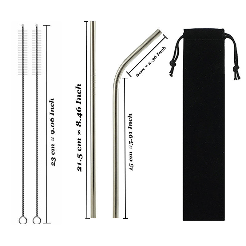 Drinking stainless steel straws - Mubimart -  