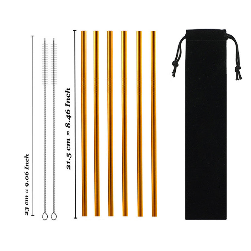 Drinking stainless steel straws - Mubimart -  