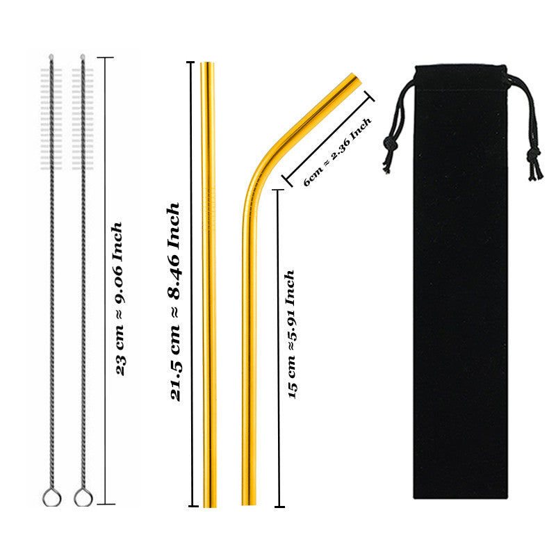 Drinking stainless steel straws - Mubimart -  