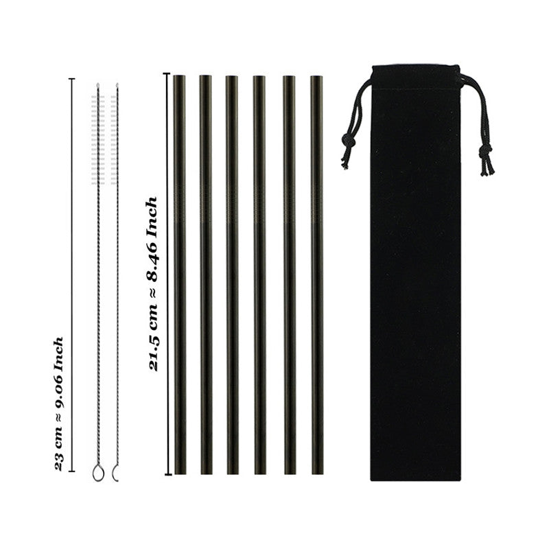 Drinking stainless steel straws - Mubimart -  