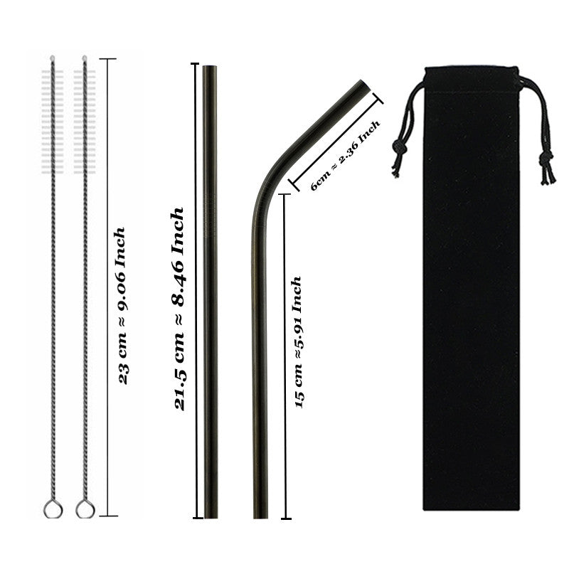 Drinking stainless steel straws - Mubimart -  