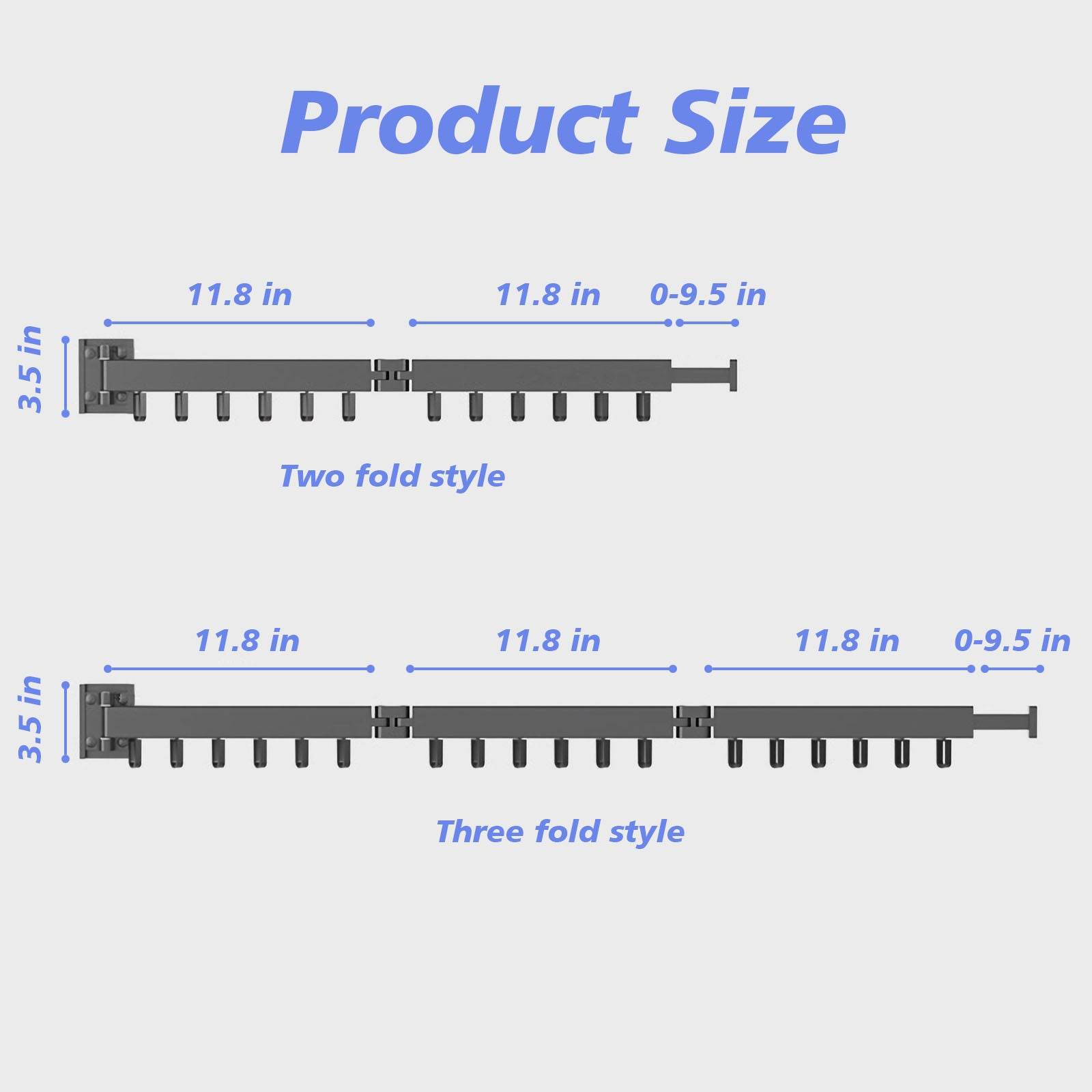 Drying Rack Clothing Wall Mounted, Clothes Drying Rack, Retractable Clothesline Indoor, Laundry Room Organization, Space-Saver, Collapsible Clothes Hanging Rack - Mubimart