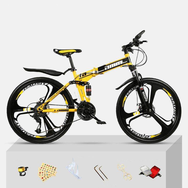 Dual Shock Absorbing Off-road Variable Speed Racing Male And Female Student Bikes - Mubimart