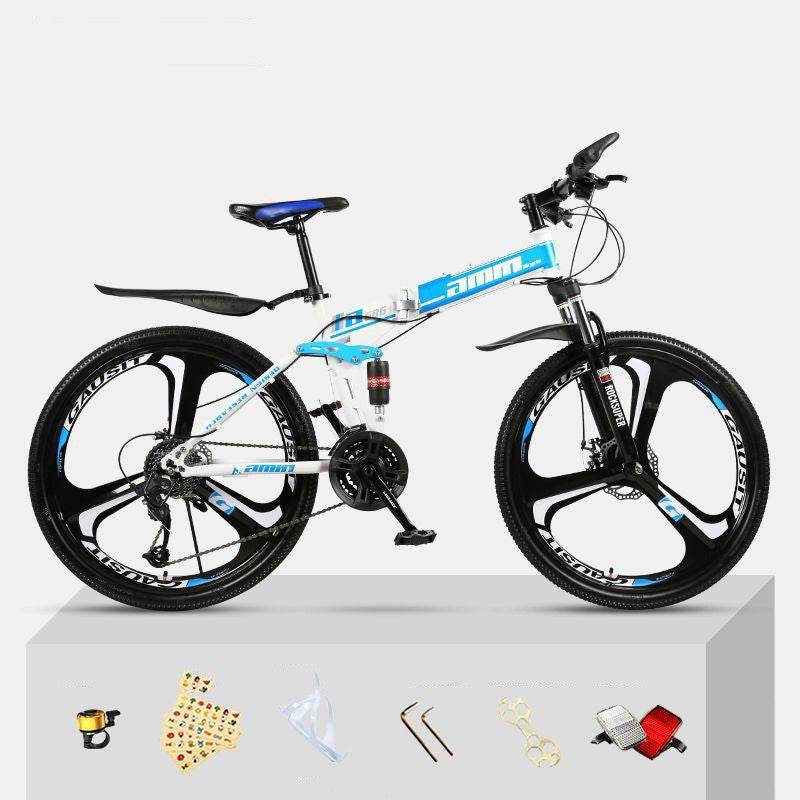 Dual Shock Absorbing Off-road Variable Speed Racing Male And Female Student Bikes - Mubimart