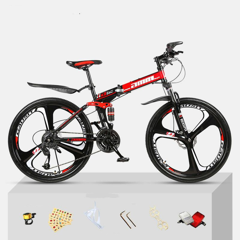 Dual Shock Absorbing Off-road Variable Speed Racing Male And Female Student Bikes - Mubimart -  