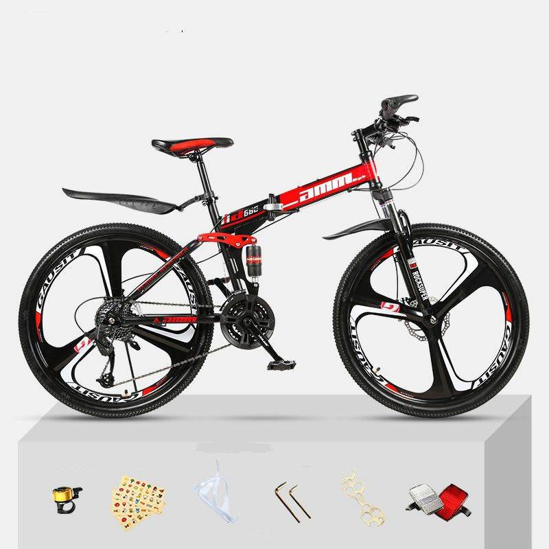 Dual Shock Absorbing Off-road Variable Speed Racing Male And Female Student Bikes - Mubimart