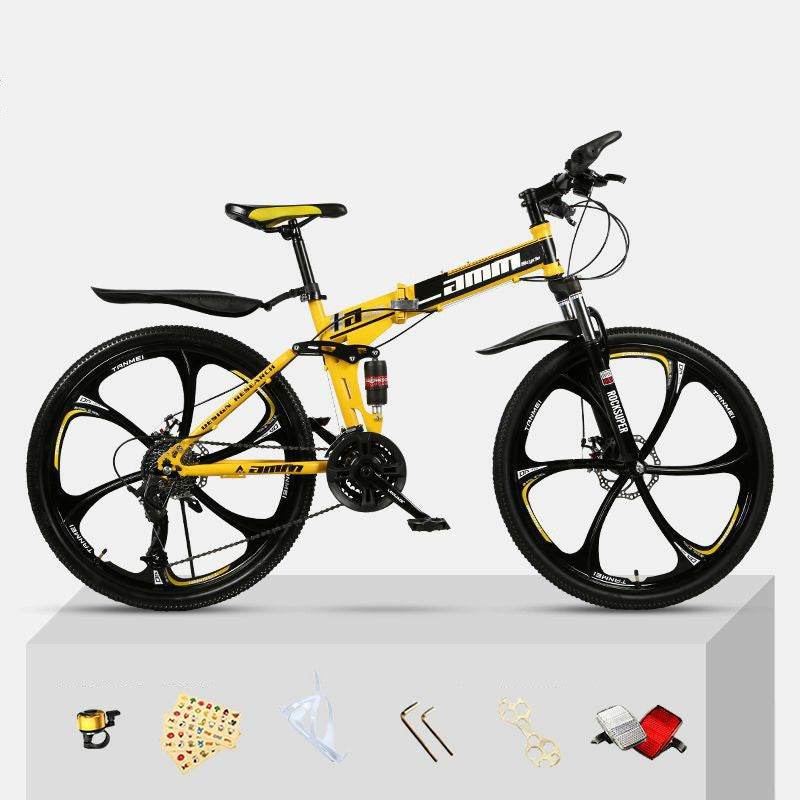 Dual Shock Absorbing Off-road Variable Speed Racing Male And Female Student Bikes - Mubimart