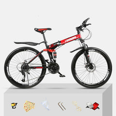 Dual Shock Absorbing Off-road Variable Speed Racing Male And Female Student Bikes - Mubimart -  