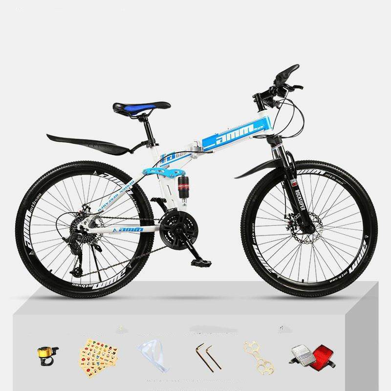 Dual Shock Absorbing Off-road Variable Speed Racing Male And Female Student Bikes - Mubimart