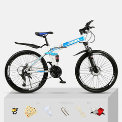 Dual Shock Absorbing Off-road Variable Speed Racing Male And Female Student Bikes - Mubimart -  