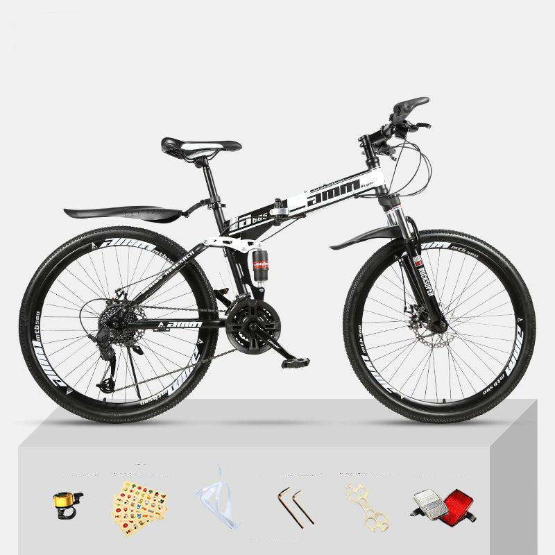 Dual Shock Absorbing Off-road Variable Speed Racing Male And Female Student Bikes - Mubimart -  