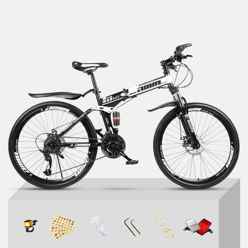Dual Shock Absorbing Off-road Variable Speed Racing Male And Female Student Bikes - Mubimart