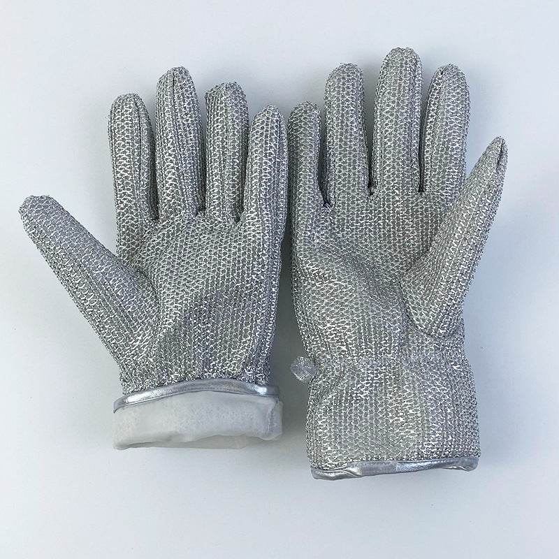 Durable Household Cleaning Silver Gloves - Mubimart