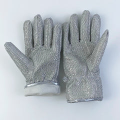 Durable Household Cleaning Silver Gloves - Mubimart -  