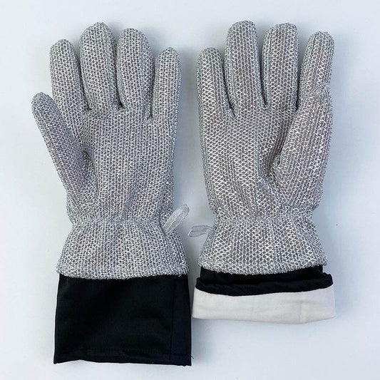 Durable Household Cleaning Silver Gloves - Mubimart