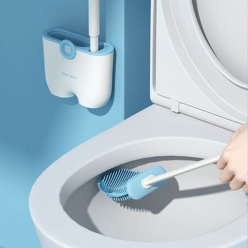 Durable Soft Rubber Toilet Brush - Mubimart