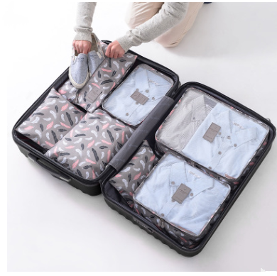 Durable Waterproof Nylon Packing Cube Travel Organizer Bag - Mubimart -  