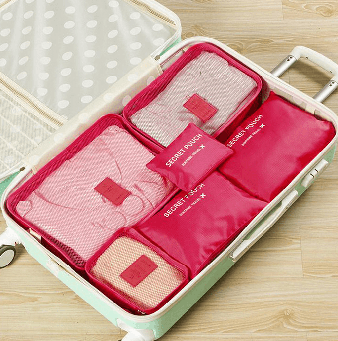 Durable Waterproof Nylon Packing Cube Travel Organizer Bag - Mubimart