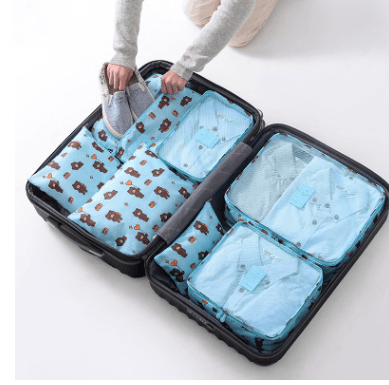 Durable Waterproof Nylon Packing Cube Travel Organizer Bag - Mubimart