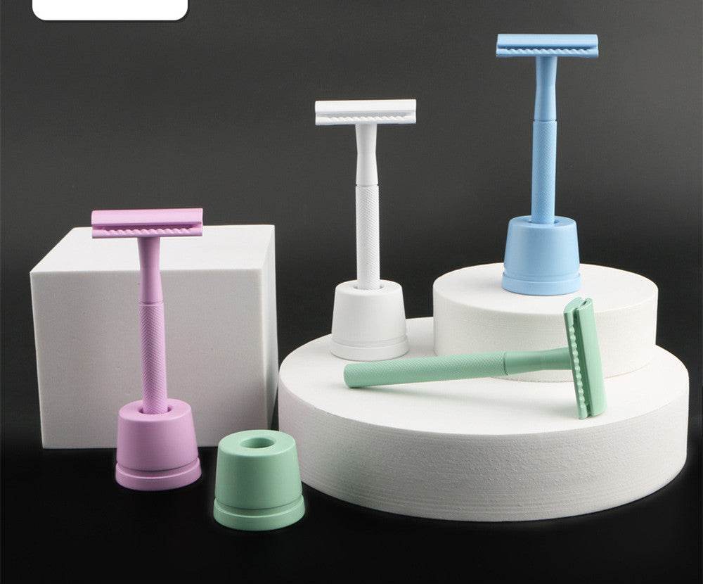E-Commerce Hot-Selling Models Explosive Models Diamond Pattern Manual Razor Razor Razor Safety Double-Sided Razor - Mubimart