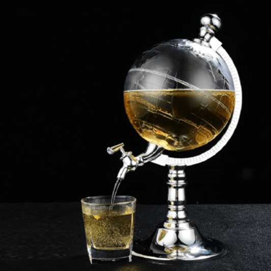 Earth Shaped Wine Cannon Dispenser Mini Beverage Machine - Mubimart