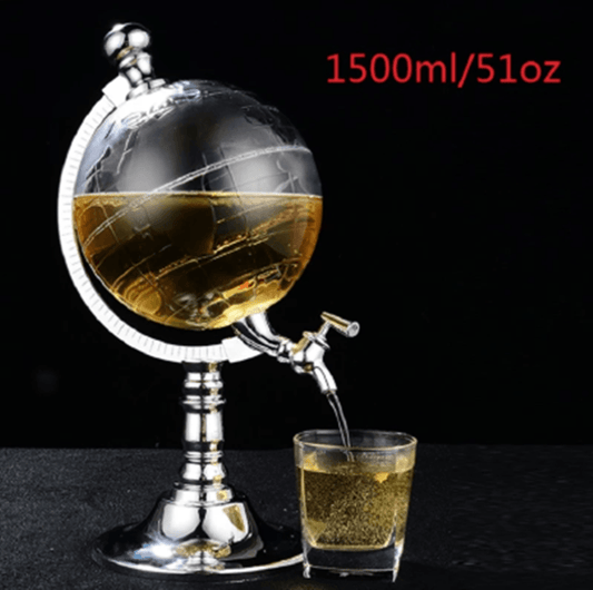 Earth Shaped Wine Cannon Dispenser Mini Beverage Machine - Mubimart