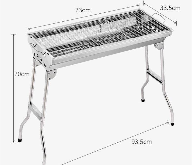 Easy Travel Portable Charcoal Outdoor Grill - Mubimart