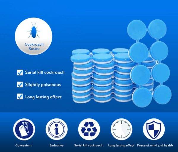 Effective Cockroach Killer Bait Sticker Bait Special Insecticide Bug Beetle Medicine Insect Reject Trap Pest Control - Mubimart