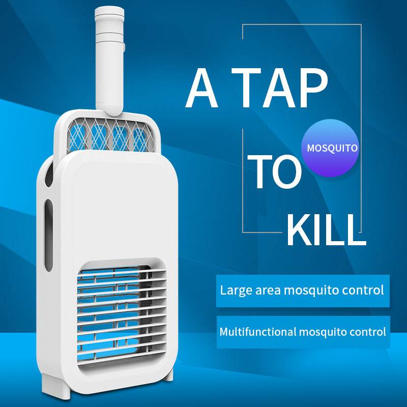 Efficient Photocatalyst Household Mosquito Killer Lamp 2in1 LED Mosquito Racket USB Creative Mosquito Trap Artifact Bug Zapper - Mubimart