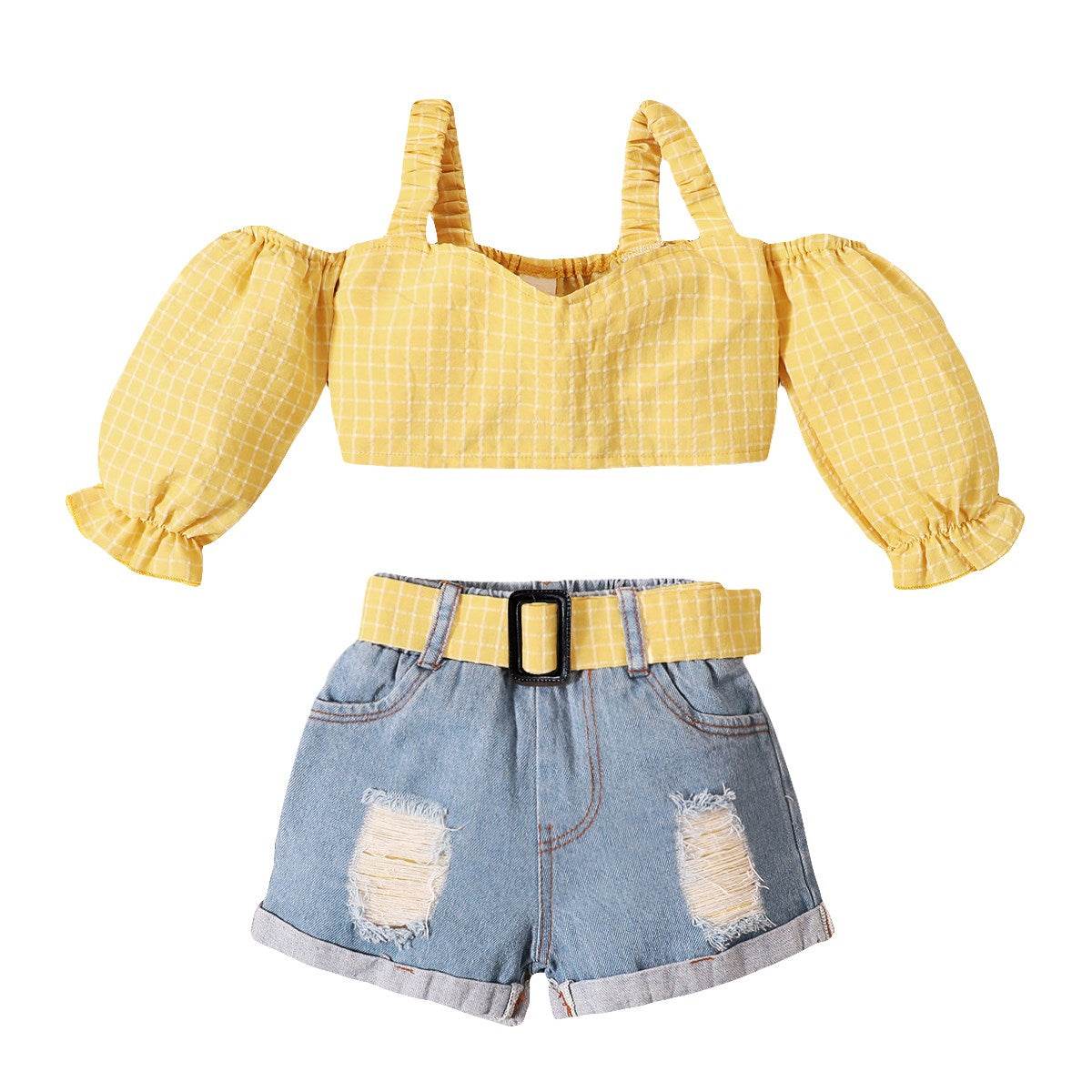 Elastic Kids For Girl Boy Clothes Girls Dress Sleeveless - Mubimart