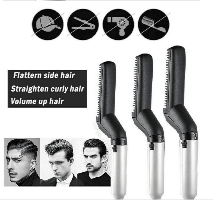 Electric Brush Beard Comb - Mubimart