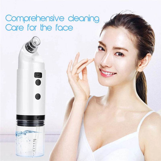 Electric Facial Cleaning Vacuum Cleaner Blackhead Ance Remover Shrink Pores Hydrating Face Skin Care Peeling Device - Mubimart