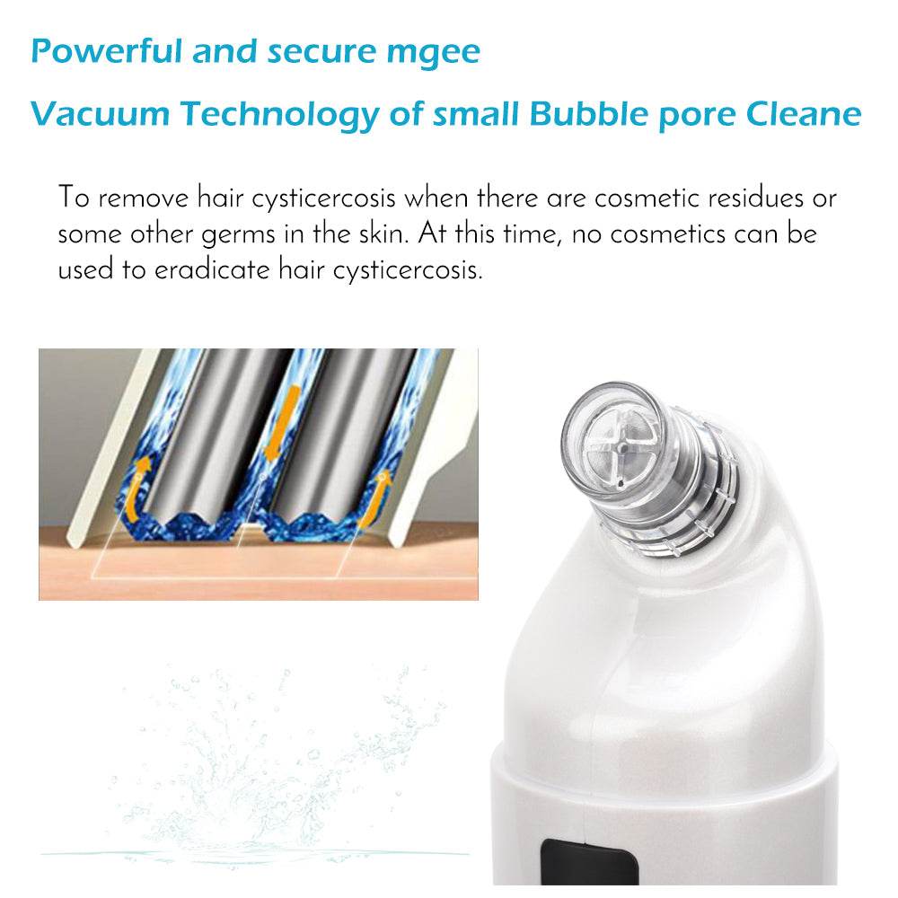 Electric Facial Cleaning Vacuum Cleaner Blackhead Ance Remover Shrink Pores Hydrating Face Skin Care Peeling Device - Mubimart