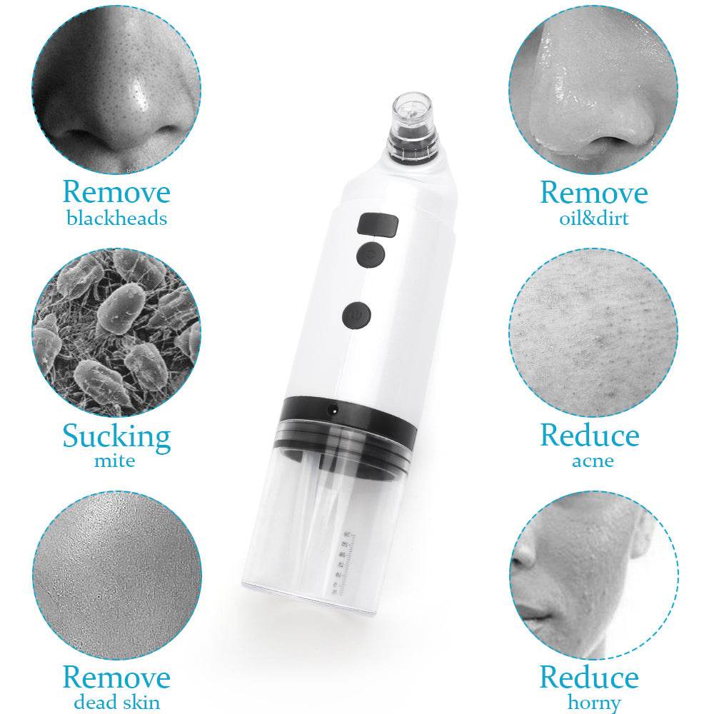 Electric Facial Cleaning Vacuum Cleaner Blackhead Ance Remover Shrink Pores Hydrating Face Skin Care Peeling Device - Mubimart