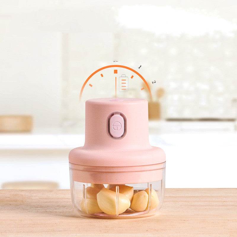 Electric Food Chopper - Handheld Garlic Chopper Wireless 250ml - Mubimart