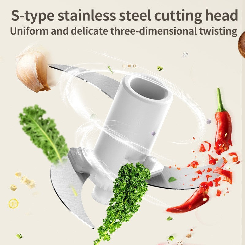 Electric Garlic Press Household Adjustable Speed - Mubimart -  