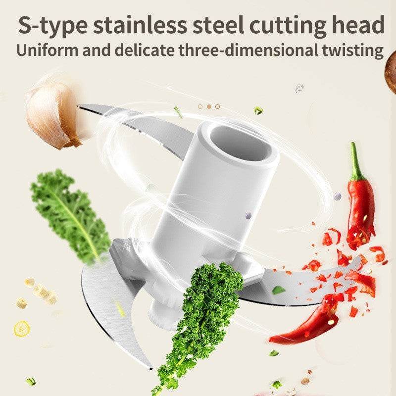Electric Garlic Press Household Adjustable Speed - Mubimart