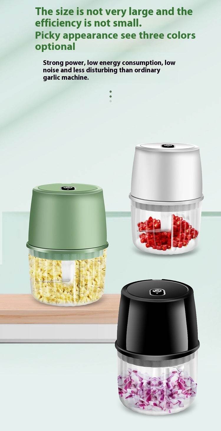 Electric Garlic Press Wireless Mini Complementary Food Mixer - Mubimart