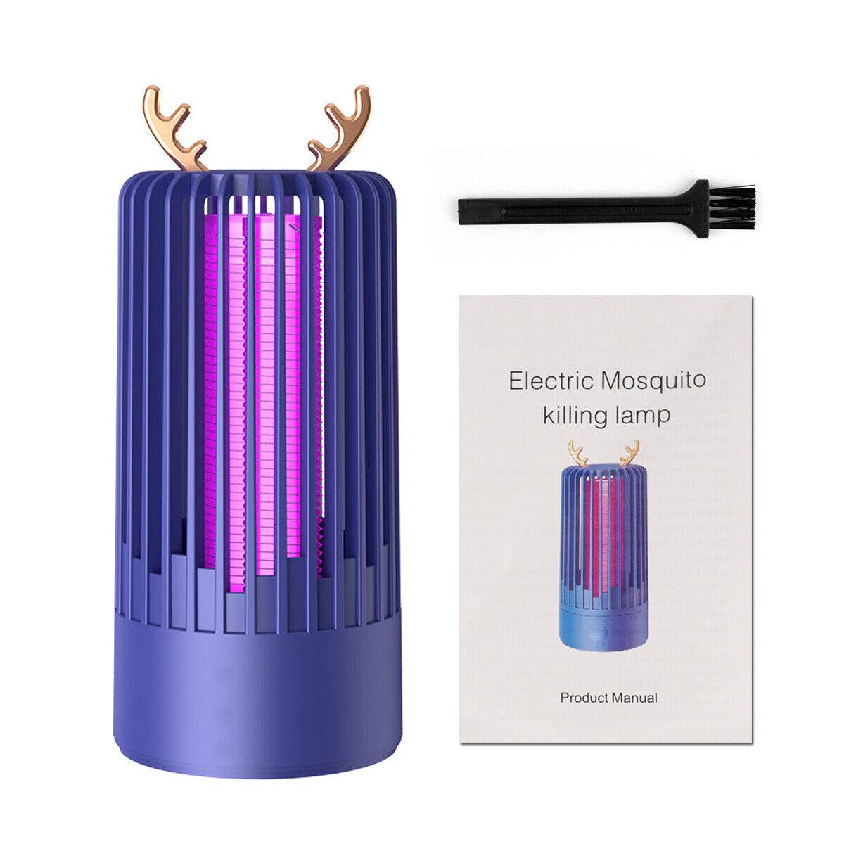 Electric Insect UV Zapper Mosquito Killer Pest Catcher Lamp Fly Bug Indoor Trap - Mubimart