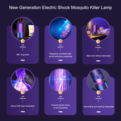 Electric Insect UV Zapper Mosquito Killer Pest Catcher Lamp Fly Bug Indoor Trap - Mubimart -  