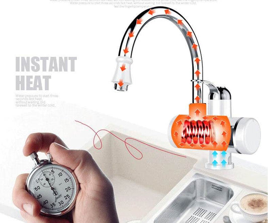 Electric Instant Water Heater Tap Hot Water Faucet - Mubimart