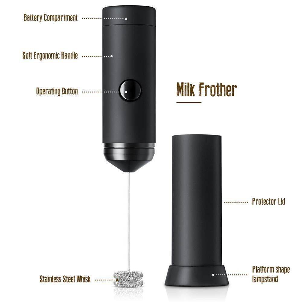 Electric Milk Frother Egg Foam Coffee Maker KitchenTools - Mubimart