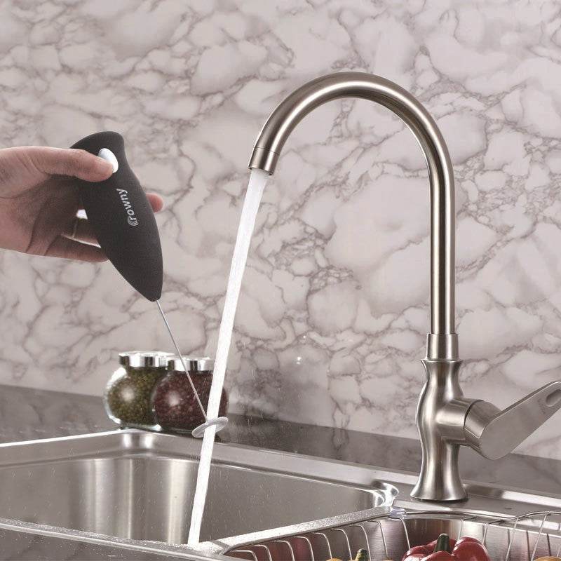 Electric Milk Frother Electric Coffee Blender - Mubimart