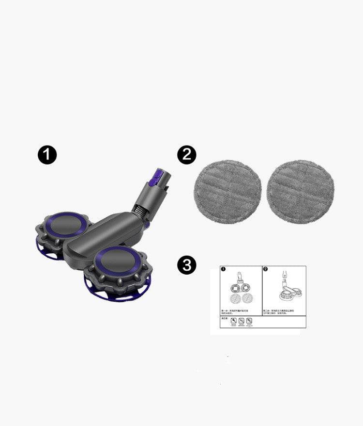 Electric Mop Head Electric Floor Brush Suction And Drag One - Mubimart