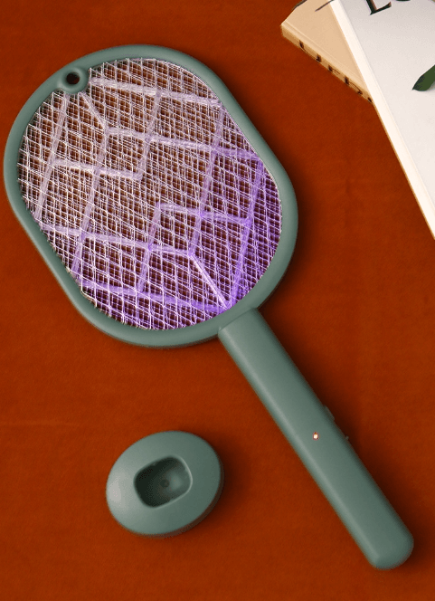 Electric Mosquito Swatter Rechargeable Household Mosquito Killer Lamp - Mubimart