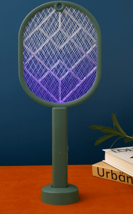 Electric Mosquito Swatter Rechargeable Household Mosquito Killer Lamp - Mubimart