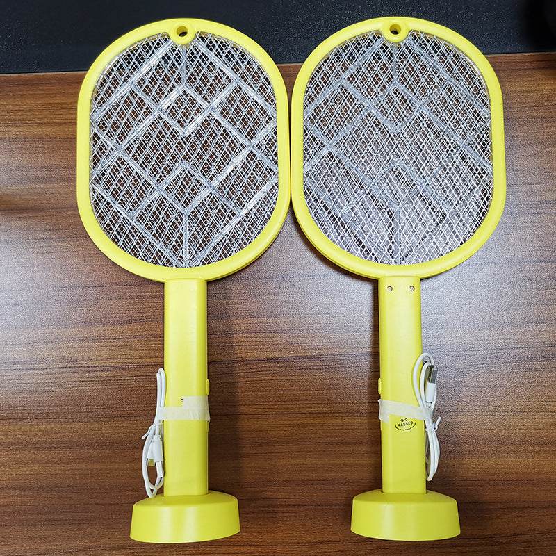 Electric Mosquito Swatter Rechargeable Household Mosquito Killer Lamp - Mubimart