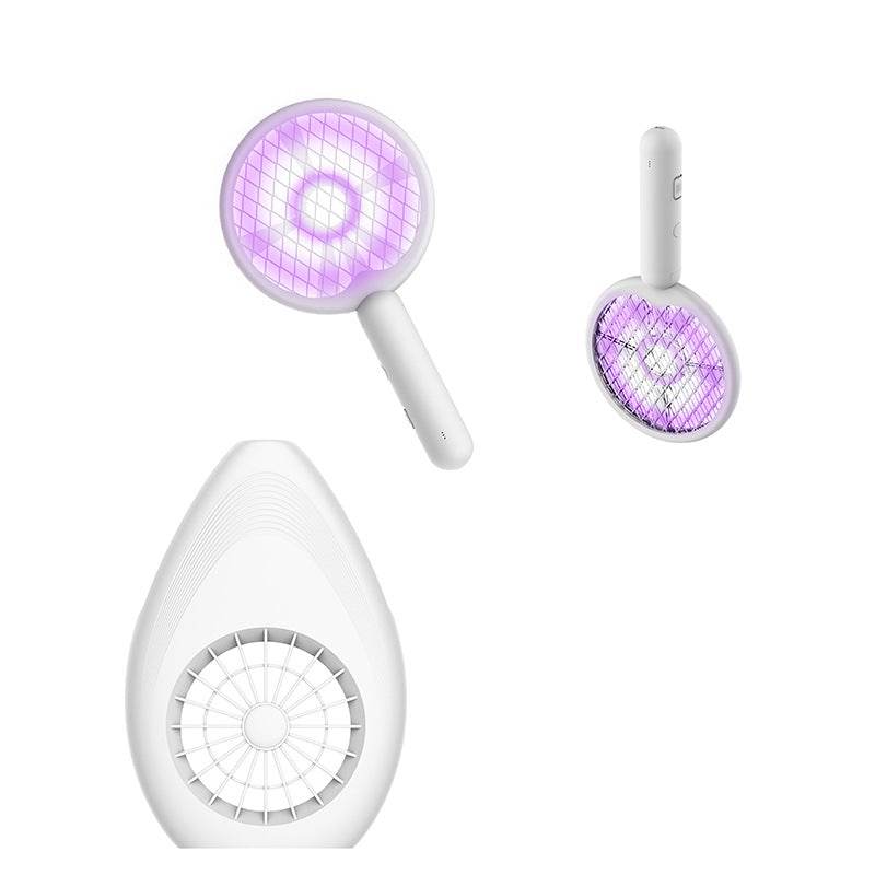 Electric Mosquito Swatter Rechargeable Household Super-strong Mosquito Killer Two-in-one Electric Mosquito Swatter - Mubimart